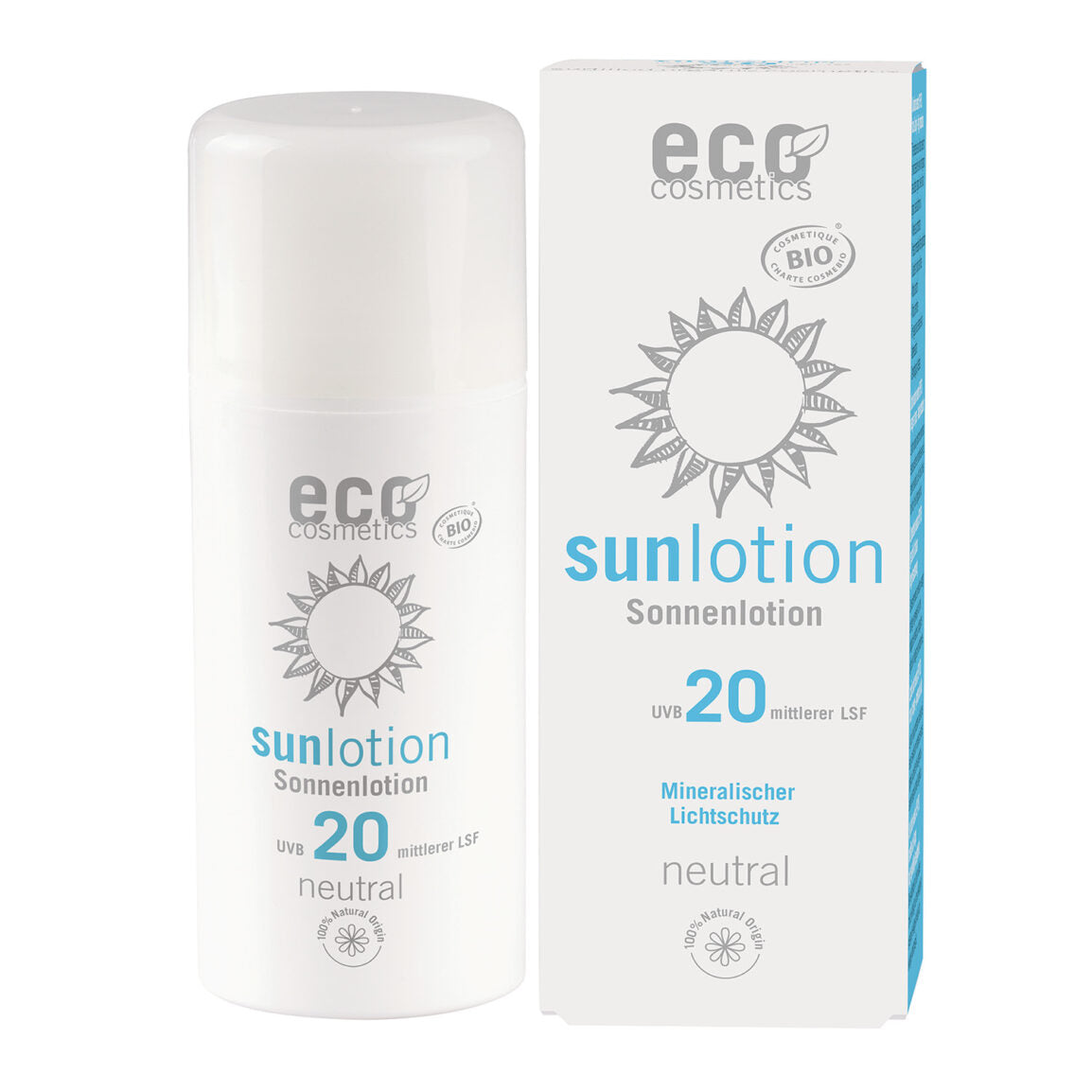 ECO Sonnenlotion LSF 20 neutral (Abverkauf, altes Design)