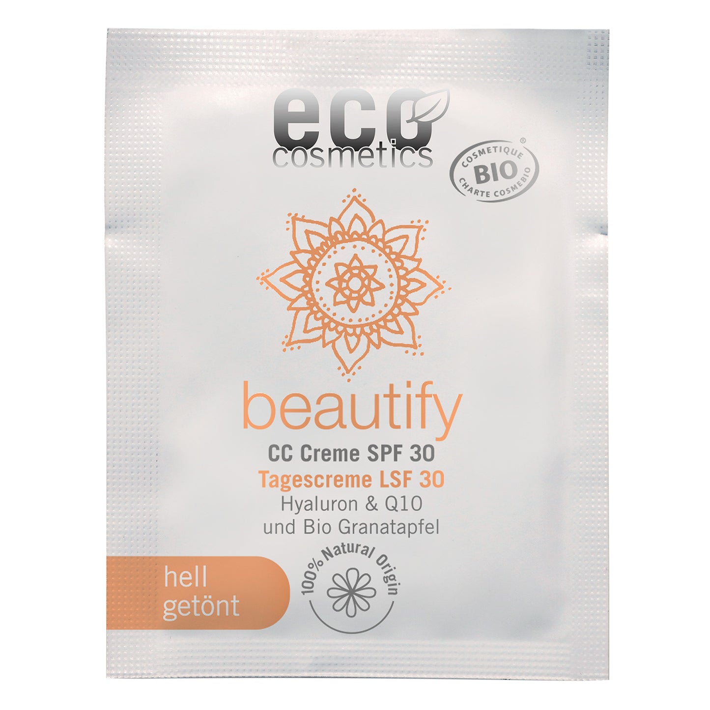 10x ECO beautify CC Creme LSF 30 hell Sachet 2 ml